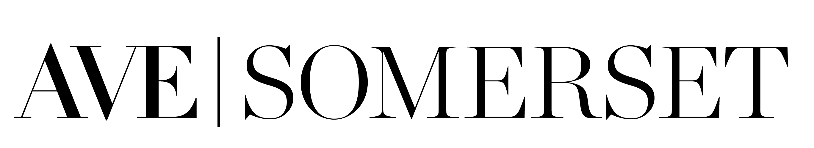 A green background with the words "AVE|SOMERSET" written in black.